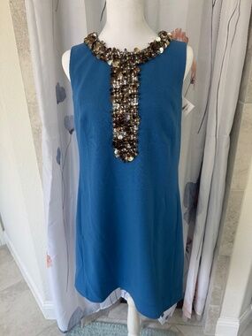 NWT Lilly Pulitzer edits dress size 4 Barton blue